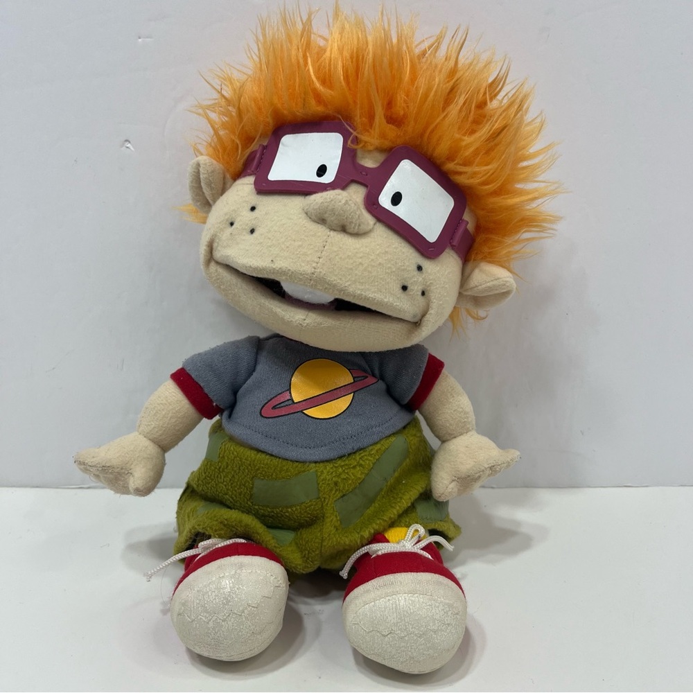 RUGRATS Chuckie posable plush 11” doll stuffed animal toy